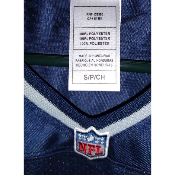 New England Patriots Blank Jersey Women's Small NFL Pro Line Blue Polyester NEW - Picture 4 of 6